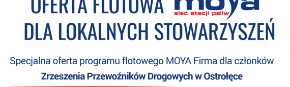 Oferta flotowa Moya dla ZPD OStrołęka